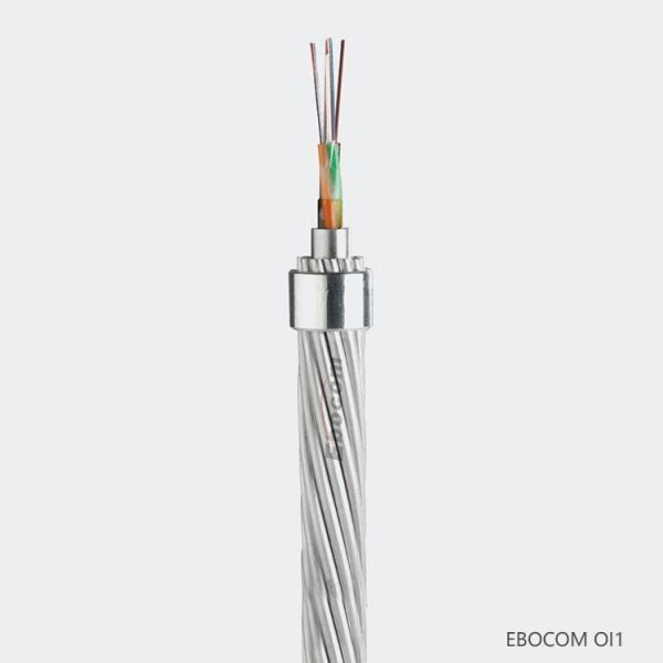 OPGW 72B1-150 Optical Ground Wire Cable 72 96 144 Core for 110KV 220KV Transmission Lines