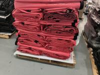 Fabricación de tejidos multicolores para muebles 16'*27' 8'*4' Flap 14 oz PVC Vinyl Lumber Tarpaulin Cover