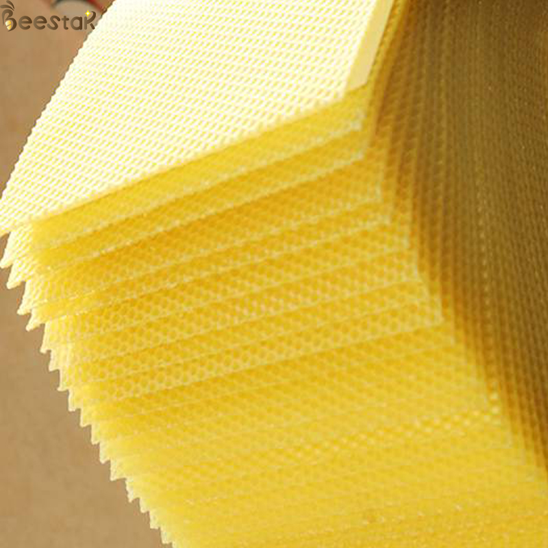 Лист учреждения Beeswax рамки сота beeswax c 100 естественный