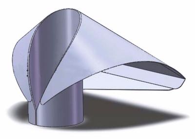 Forming shoulder 420mm Film Width Forming Shoulder Collar With Customized Fluent Packaging