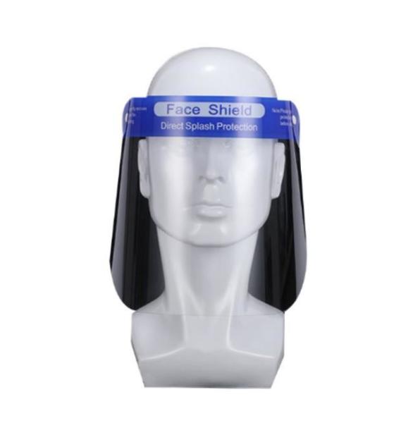 PET Made Lens Chemical Safety Face Shield , Clear Plastic Face Shield Durable