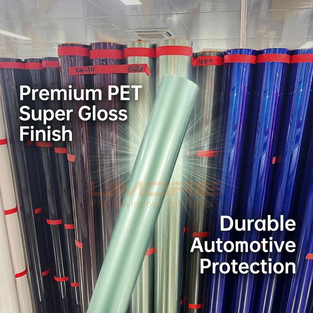 PET Super Gloss Color Change Vinyl Car Wrap Custom Car Wraps