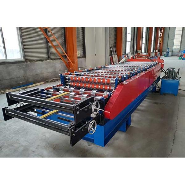 Speed 8-12 M/Min Double Layer Roll Forming Machine Roller Material 45# Steel