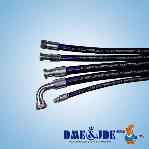 Hydraulic Fluid Power Hose Assembly Inner Diameter Selection Flow Velocity Reference Chart