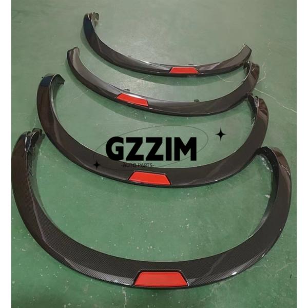 Аксессуары для автомобилей Углеродное волокно Малый фендерный флаер для NP300 Navara Frontier 2021