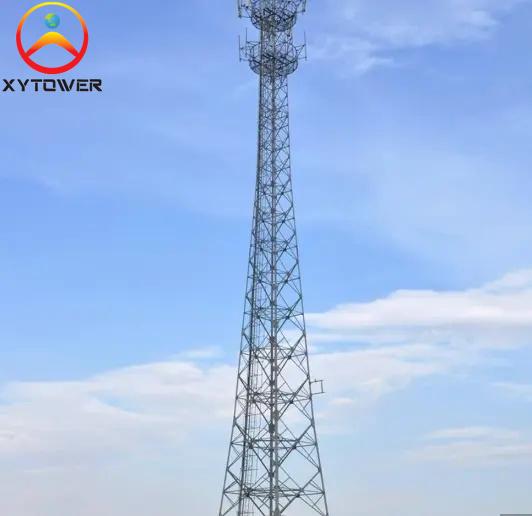 40m 4 Legged Wireless Self Supporting Wifi Antenna Angle Steel Communication Tower