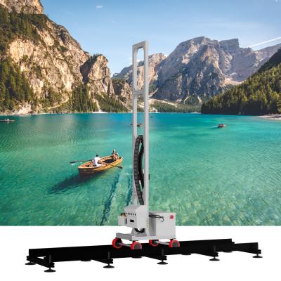 Portable UV Flatbed Printing Machine 2 In 1 Wall And Floor Printer With Tracks