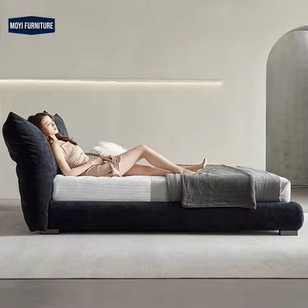 Bed Room Furniture Home Furniture Modern Luxury King Size Queen Double Bed MOYI Big Dable Queen Super Frame Set