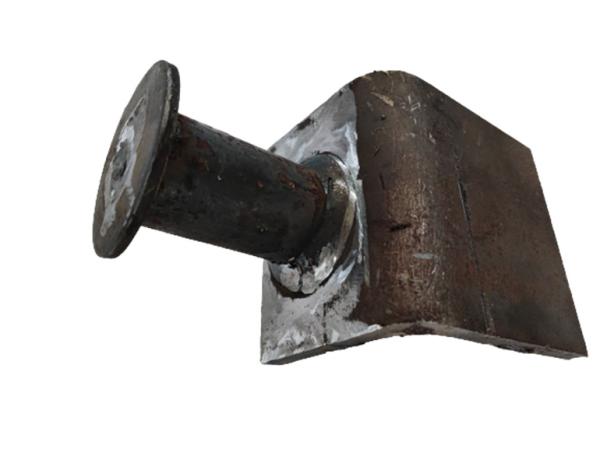 ASTM A36 Waste Container Parts Gate Lug Assy Latch Holder