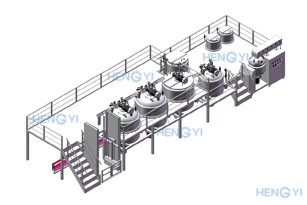 High-Efficiency Homogenizing Detergent Line for Liquid Detergent Industry