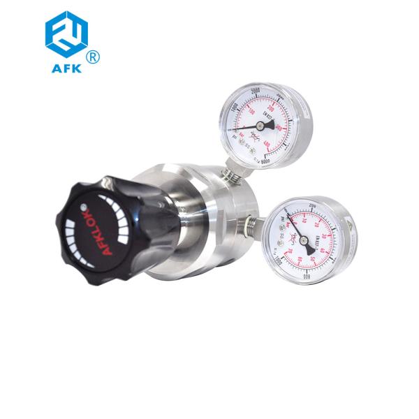 Hydrogène de régulateur de pression de gaz d'azote d'AFK R12 3000psi avec cv 1,0 de mesure