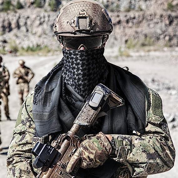 Shemagh Tactical Desert ornaments Head Scarf Motorcycle Face Mask Biker Arab Wrap Summer Keffiyeh Cover Scarves