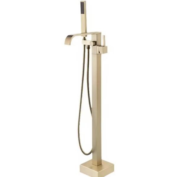 CUPC Accesorios de bañera independiente de latón cepillado de bronce Grifos de bañera de bronze