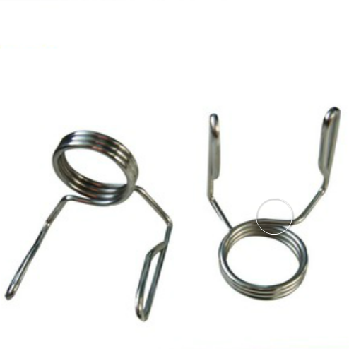 Aluminum Sliver Weight Lifting Bars Nickel Plated Spring Collar Clips
