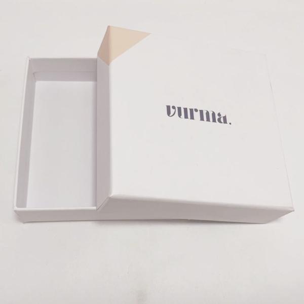 High End Jewelry Paper Box White Ivory Personalized Logo Gift Packing Boxes