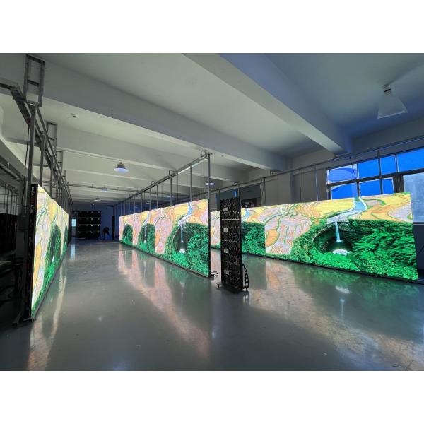 Church Stage Backdrop Rental High Definition Ultra-Thin LED Screen With Text Display Function