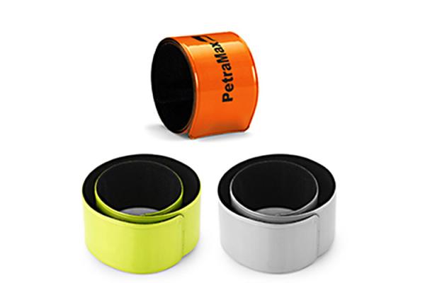 Popular Design Reflective Slap Wrap , Plastic Kids Slap Bracelets For Unisex Gender