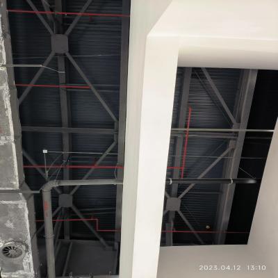 Telhado CAD do armazém da construção de aço da baía de Q235B único para Hall Shed