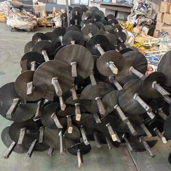 Factory Made Light Steel Construction Helical Anchor Pile for Solar Foundation System