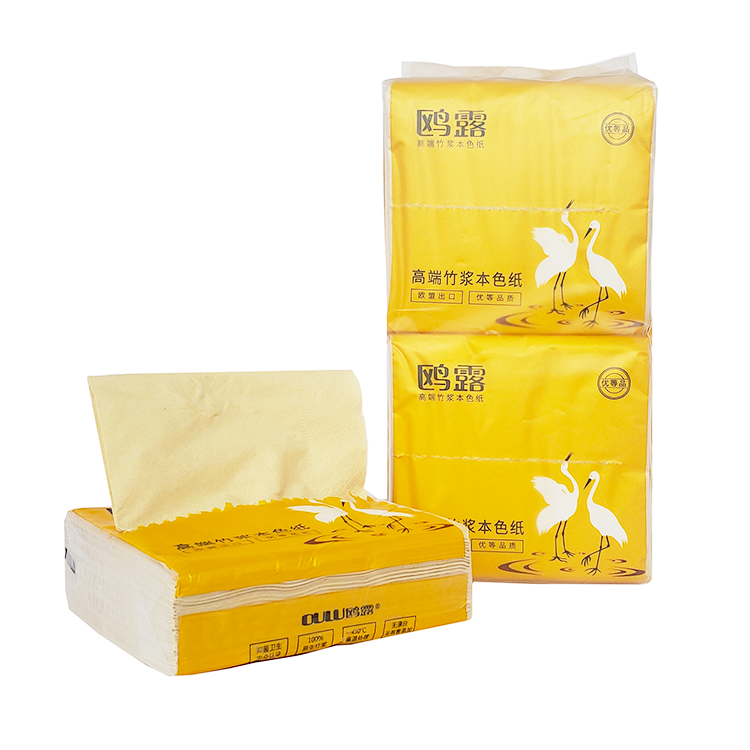 High Quality Custom Logo 4 Ply White Facial Tissue Paper Diamond Embossing Box Style