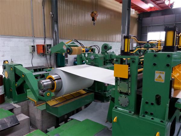 Máquina de corte de aço da bobina do SOLDADO PPGI, linha 80m/min de corte de alta velocidade