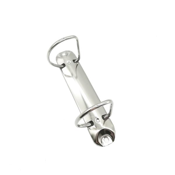 A4 D Ring Binder Mechanism Metal 2 Ring Binder Clip Silver Stationery Accessory