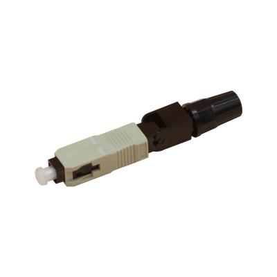 3mm Drop  3x2mm Flat Cable  Optic Fiber Fast Connector For LAN Environments / Sc Fast Connector
