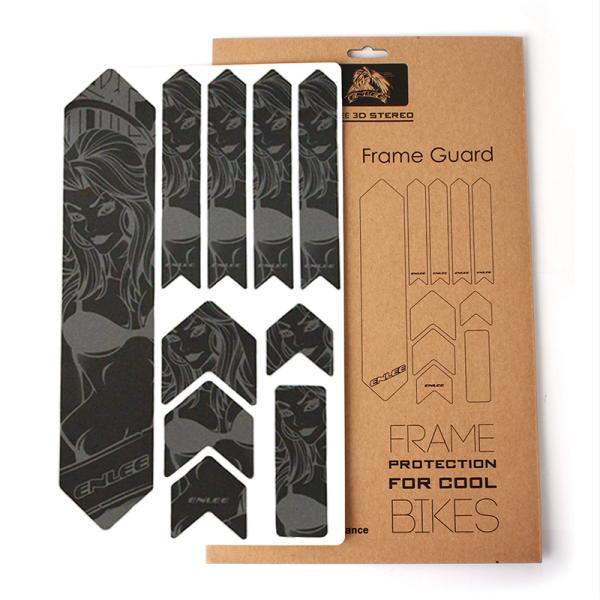 2021 ENLEE Reflective Fork Stickers MTB Road Bike/Scooter 3D Protective Film Bike Accessories