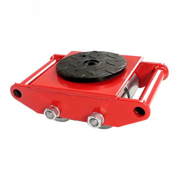 3500 W Heavy Duty Transportation Dolly with 360 Degree Rotation for Industrial Material Moving Trolley