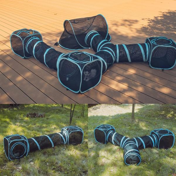 Tent Outdoor, Pet Enclosure Tent Suitable for Cats and Small Animals, Indoor Playpen Portable Exercise Tent with Car