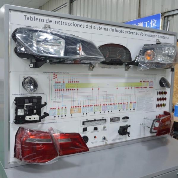 Système d'éclairage extérieur Formateurs automobiles Santana Équipement de formation pédagogique