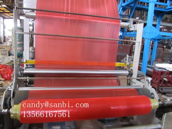 800mm PE Film Blowing Machine Double Winder For Packing Some Bottles
