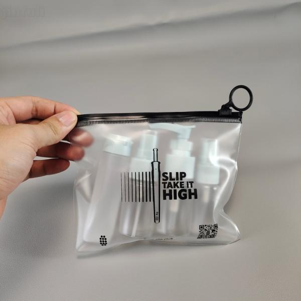 Customizable Cosmetic Plastic Bag Lightweight Waterproof Foldable