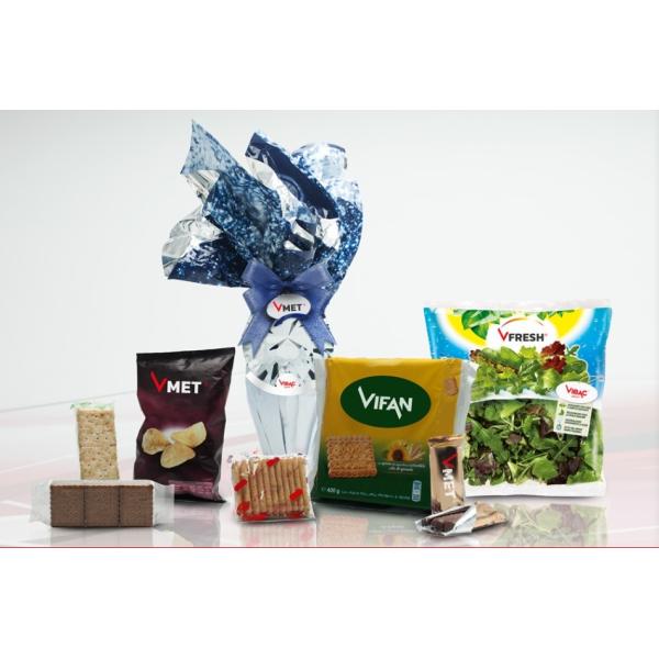 Металлизированная пленка для упаковки из пластика CPP VMCPP с производственной мощностью 70000 тонн в год