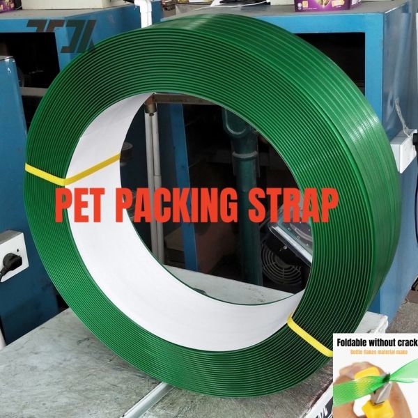 16mm PET strapping machine automatic PET strap making mackine with 100% PET bottle flake material production