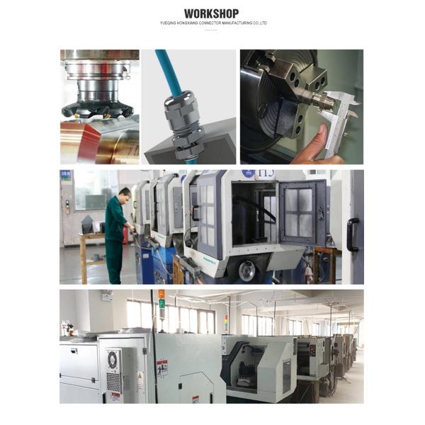 Огнестойкость желез кабеля IP68 железы кабеля доказательства воды латунная усиленная промышленная