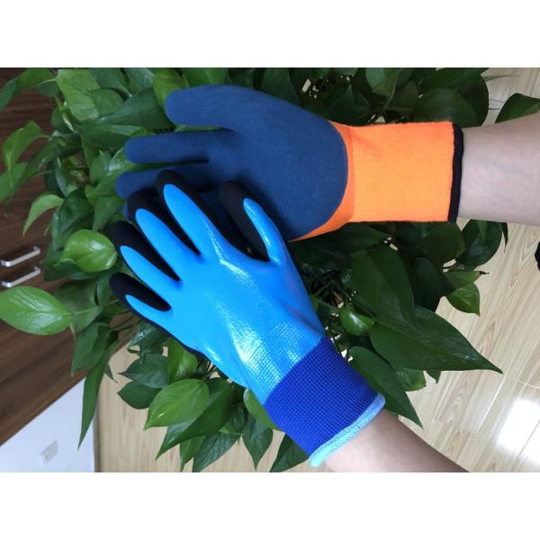 Mecánico de goma Winter Construction Gloves de los 26CM 7G Terry Brushed Knit XL