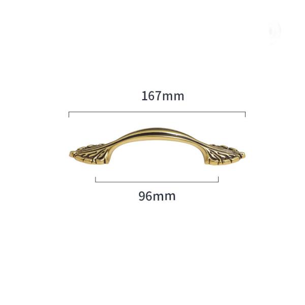 Furniture 167*37mm Brass Cabinet Pull Handles Cabinet Accessories