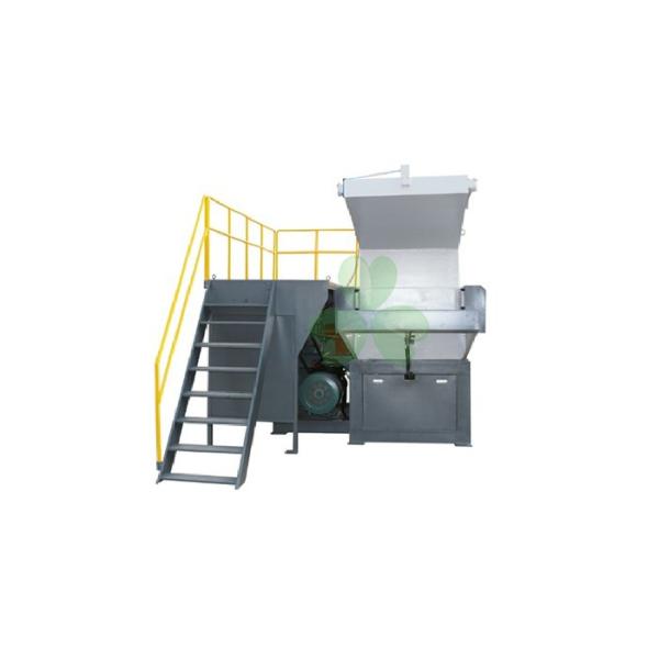 Waste PP / PVC Single Shaft Shredder Machine With 20pcs Blades Compact Design