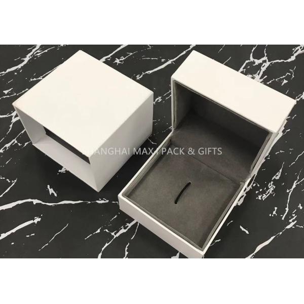 High End Plain Luxury Packaging Boxes , Elegant Retail Matte Matte White Gift Box