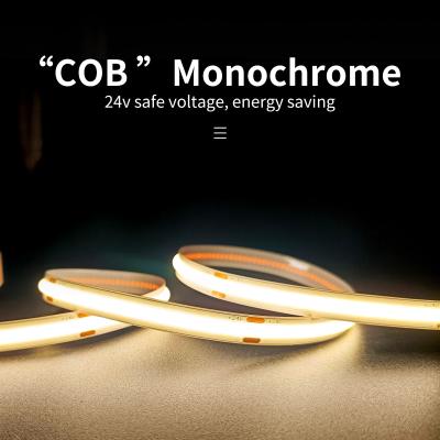 COB Monochrome Line Lamp Ra90 4MM Wide 480 Beads Red Led Strip Lights 12V 24V