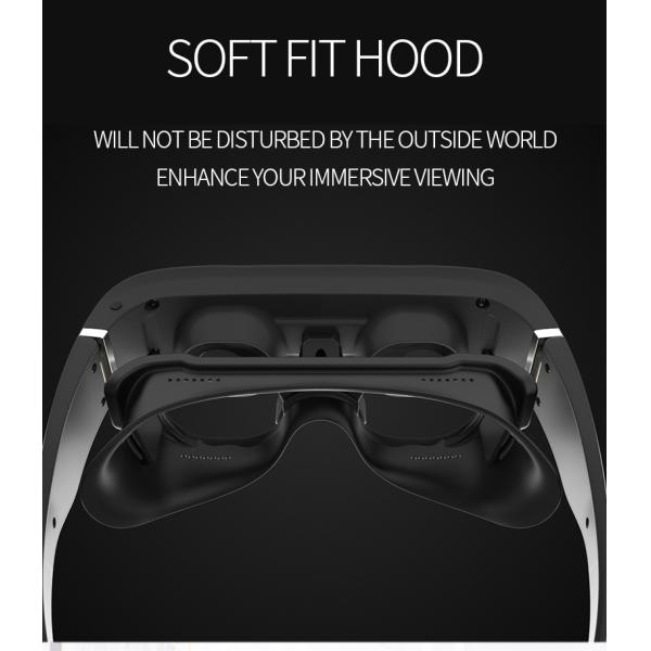 HD OLED 200 Inch VR Glasses 1280 * 720 * 2  LCoS Screen Head Mounted Display