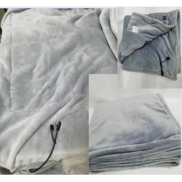 Light Weight Usb Heated Blanket 10W 5V safe Flannel 0.94kg