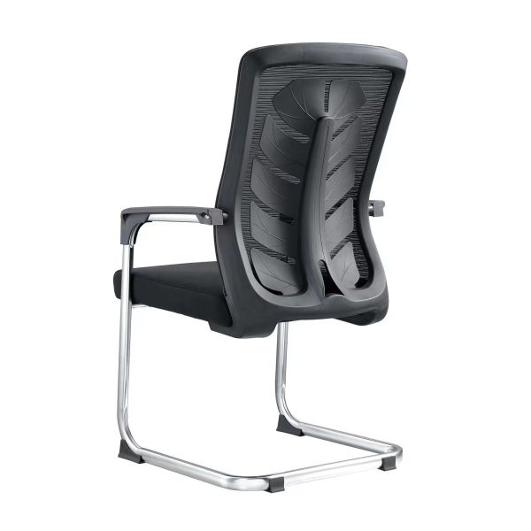 Visitor PP Armrest Conference Room Chairs Without Wheels