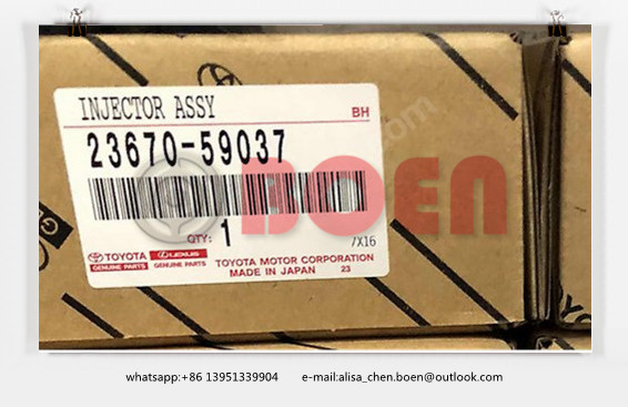Common-Rail Denso Injector Assy 095000-9780 095000-978# 23670-59037 to yota