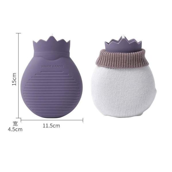 Силиконовая бутылка с горячей водой Сумка для рук и ног Теплее, герметично и без запаха Для горячего компресса Для облегчения боли Холодный компресс