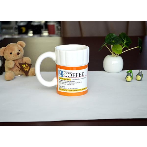 FDA SGS 16oz Eco Friendly Mugs , Medicine Eco Travel Mug Coffee Use