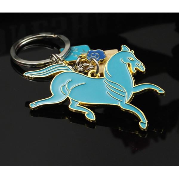 Customized zinc alloy baking paint key chain cartoon metal advertising promotion activities keychain pendant