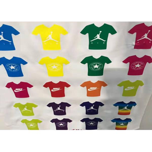 Lettering Printed Heat Transfer Foil Rolls Good Tensile Strength 42 Colors