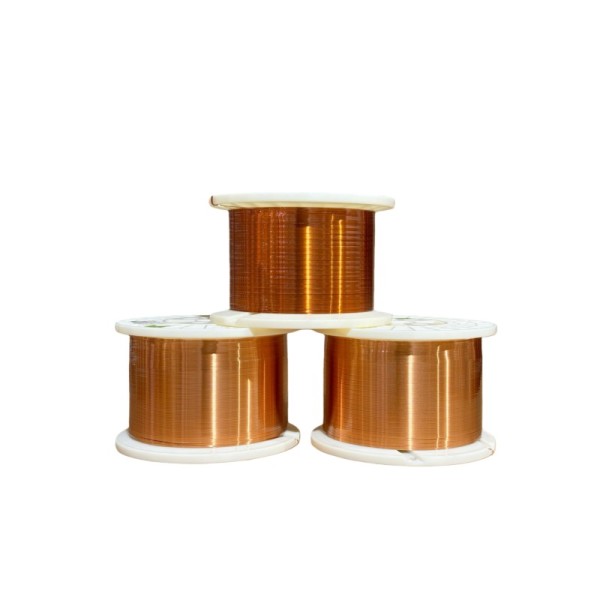 Polyamide Imide Flat Wire UEW AIW Coating Class 155 / 180 / 220 Flat Enameled